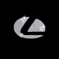 Car styling Accessories for Lexus es es200 es300 nx nx200 Car steering wheel logo Emblem Zinc alloy diamond decoration stickers