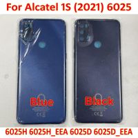 เคสสำหรับ Alcatel ด้านหลังฝาครอบแบตเตอรี่ด้านหลังที่ดีที่สุดของแท้1S (2021) มีปุ่มฝาโทรศัพท์6025 + กรอบเลนส์กล้องถ่ายรูป