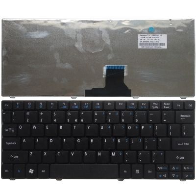 New US laptop keyboard For Acer Aspire One 751 ZA3 752 753 722 721 1410 ZA3 ZA5 ZA8 MS2298 MS2297 MS2296 English keyboard black