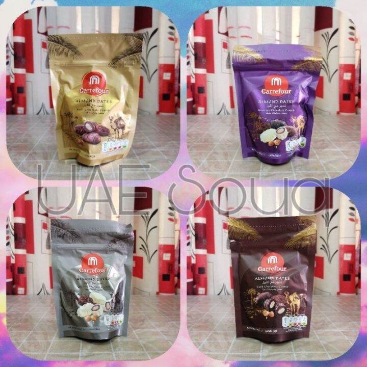 Carrefour Chocolate Coated Dates with Almond 100g Lazada PH