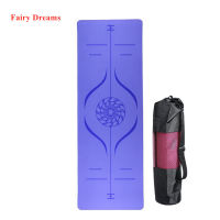 1830*610*6mm TPE Yoga Mat with Position Line Anti-slip Plank Support Environmental Home Fitness Gymnastics Odorless Sport Pad