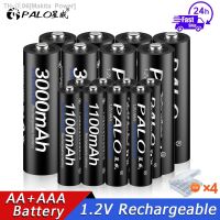 PALO 1.2V AA Rechargeable Battery 3000mah NIMH 1.2V Rechargeable AA Batteies 1100mah AAA Battery for microphone toy (hot sell) Makita Power