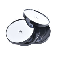 CX146 Cosmetic 351015X Mirror Magnifier Magnifying Face Care Bathroom Compact Make Up Mirror for Makeup Beauty Mirror