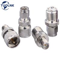 4pcs/lot 2pcs/lot SMA UHF Adapter Male Female SO239 PL259 to SMA RF Coax Adapter Kit RF Coax Cable Antenna Coaxial Connector