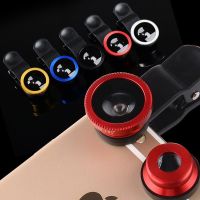 Fish-eye Universal 3 in 1 Chip Lenses Wide Angle Macro Camera for iphone X S MAX XR 8 7 6 plus SE Samsung S10 9 8 7 6 Smartphone Lenses