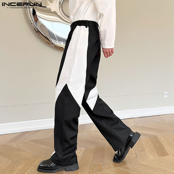medussa-incerun-กางเกงขายาวทรงพังค์สำหรับผู้ชาย-กางเกงแฟชั่นสไตล์ฮิปฮอปของกางเกงคาร์โก้-สไตล์เกาหลี