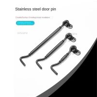 【LZ】 Thickened Stainless Steel Door Swivel Window Holder Wind Hook Nail Door Hook Cabinet Hook with Screws Door Latch