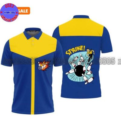 Bowling Love Sport Polo Shirt For Men&amp;women PL1096 (private chat free custom name&amp;logo)