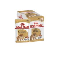 อาหารสุนัข  Royal Canin Pomeranian Adult Loaf  สุนัขโต พันธุ์ปอมเมอเรเนียน 85g. ยกกล่อง 12 ซอง