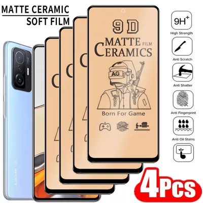 Matte Ceramic Film for Xiaomi Poco X3 Pro F3 M3 M4 11T 12T Pro Screen Protectors for Redmi Note 11 10 9 8 Pro 9s 10s 8T 9T 9A 9C
