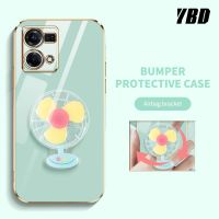 YBD เคสโทรศัพท์เรียบง่ายหรูหรา สำหรับ OPPO Reno 8 Pro 5G Reno 9 Pro 5G Reno 8 Pro + Reno 9 Pro + Reno 10 Pro + สเตอริโอแบบหมุนได้คลุมทั้งหมดเคสกันกระแทกกล้อง