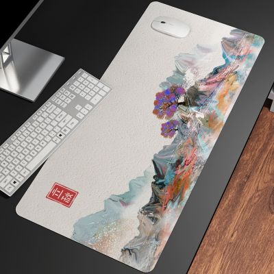 Chinese Style Mouse Pad Oversized XXL National Tide Game Desk Pad Computer Pad Keyboard Pad Student Writing Desk Anime Mousepad