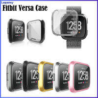 สำหรับ Fitbit Versa เคสซิลิโคน TPU บางพิเศษเคสหน้าจอปลอกคอกันสุนัขเลียป้องกัน