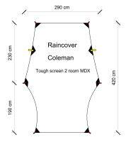 ฟลายชีท Raincover tough screen 2 room MDX