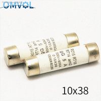 ✟♤ 10PCS Fast blow Ceramic Fuse 10x38mm Fuse 500V 1A 2A 3A 4A 5A 6A 8A 10A 16A 20A 25A 32A 10x38mm