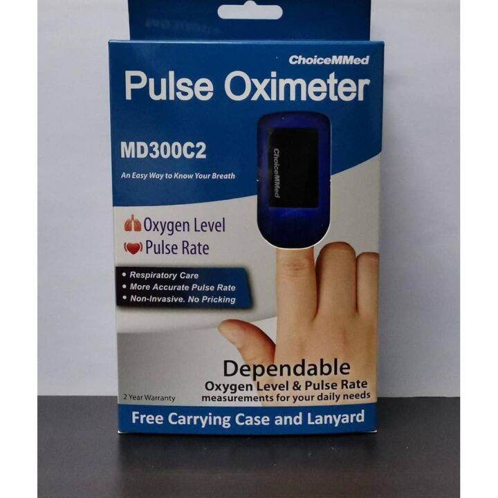 Pulse Oximeter Choicemmed Md300c2 Lazada