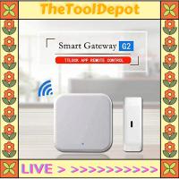 TheToolDepot บลูทูธ Wifi เกตเวย์ล็อกลายนิ้วมือประตูล็อคอัจฉริยะบ้านสะพาน Ttlock แอปควบคุมกันน้ำสมาร์ทล็อค