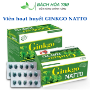 Hộp 100 viên - Viên uống bổ não Ginkgo Natto giúp hoạt huyết