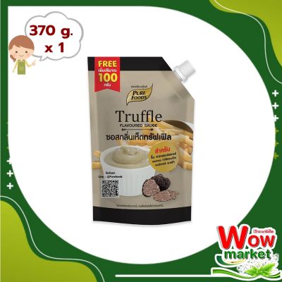 Pure Foods Truffle Flavoured Sauce 370 g : เพียวฟู้ดส์ ซอสกลิ่นเห็ดทรัฟเฟิล 370 กรัม