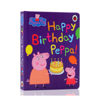 English original edition picture book Peppa Pig piggy page Happy Birthday Peppa happy pink pig girl child hardcover picture story book