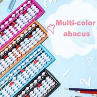 13-Row 5 Beads Abacus Mathematics Standard Abacus Soroban Learning Game Simulated Abacus Kids Beads Calculating Calculators Calculators