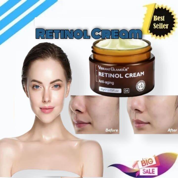 Natural VIBRANT GLAMOUR Retinol Anti Aging Whitening Face Cream Remove ...