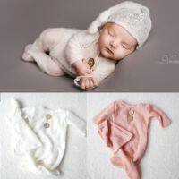 {Unknown Store} โครเชต์สักหลาด Bebe Fotografia เสื้อผ้าเด็กทารกแรกเกิดหมวกเด็กผู้ชายอุปกรณ์ประกอบฉากการถ่ายภาพชุดหมีชุดสตูดิโอถ่ายภาพแบบทำมือในร่ม