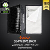 Godox Softbox SB-FW 80*120 cm. With Grid  [ Bowen Mount ] วิดีโอรีวิว , Live , ถ่ายรูปติบัตร , สตูดิโอ