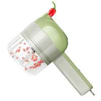 4 in 1 Handheld Electric Vegetable Cutter Set Multifunctional Durable Chili Vegetable Crusher Ginger Masher Machine