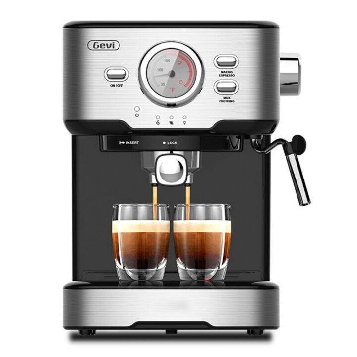 Gevi Espresso Machine 15Bar Coffee Machine Semi-Automatic Household ...