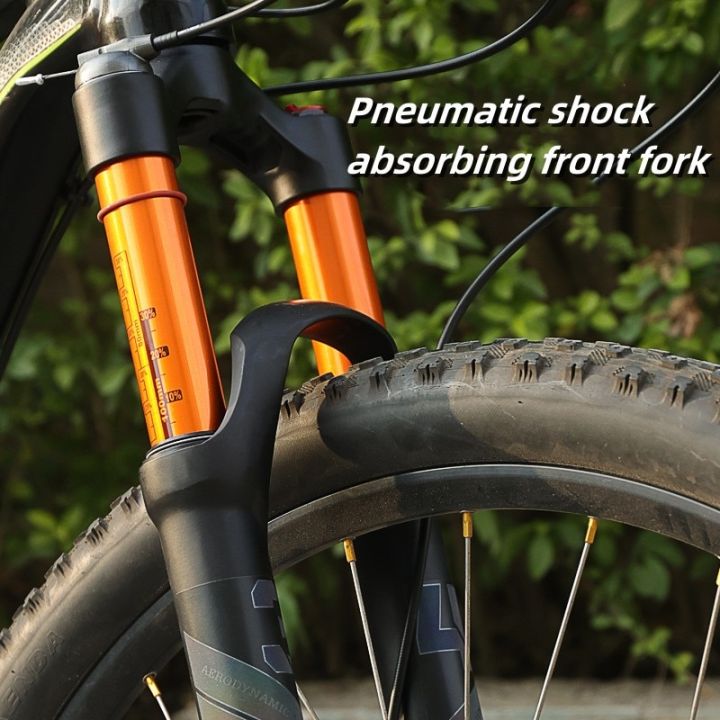 mtb-suspension-ตะเกียบโช๊คอัพจักรยานอากาศและน้ำมันสำหรับจักรยานเสือภูเขา-alloy100แมกนีเซียมขนาด5-29นิ้ว-ตะเกียบหน้ารถจักรยานภูเขาขนาด120มม