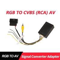 RGB to (RCA) AV CVBS Signal Converter Decoder Box Adapter for Factory Rear View Camera Golf 6 CC