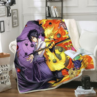 Anime Ninja Sasuke Blankets 3D Print Child Adult Quilt for Beds Home Living Portable Throws Blanket Drop Shipping