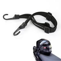 2 Hooks Motorcycles Moto Strength Retractable Helmet Luggage Elastic Rope Strap