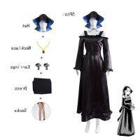 อะนิเมะ Master Of Death และ Black Maid คอสเพลย์เครื่องแต่งกาย Alice Cos เสิร์ฟแม่บ้านยาวสีดำ Dress Cosplay▣