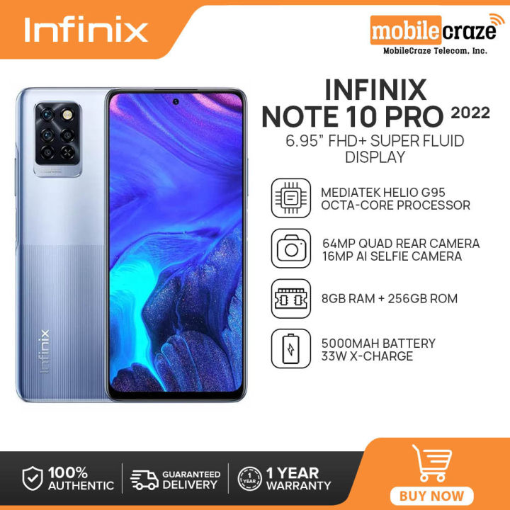Infinix Note 10 Pro (8 GB RAM, 256 GB ROM) - Smartphone