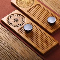 Support wholesale Japanese-style solid wood dry bubble tray Kung Fu tea tray small tray mini rectangular household dry bubble table bamboo tea table simple