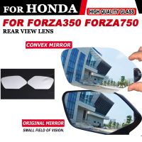 กระจกนูนเลนส์เพิ่มมุมมองกระจกด้านข้างกระจกมองหลังอุปกรณ์เสริมสำหรับ HONDA Forza 350 Forza 750 Forza350 NSS 350