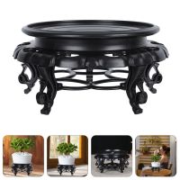 【HOT】□ Standflower Base Pot Display Movable Floor Resin Shelf Bonsai Stands Potted Riser Indoor Flowerpot