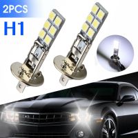 2pcs H1 6000K Super White DC12V-24V 55W LED Headlight Bulbs Kit Fog Driving Light Lamp Dust-proof Anti-fog Lights Car Accessory