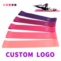 【cw】 5 Different Levels Resistance Bands Custom Wholesale Color Printed physical therapy Crossfit equipment ！