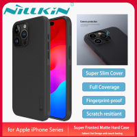 Nillkin เคส เคสโทรศัพท์ Apple iPhone 15 14 13 Pro Max Plus Case Super Frosted Pro Shockproof Back Cover iphone15 Casing