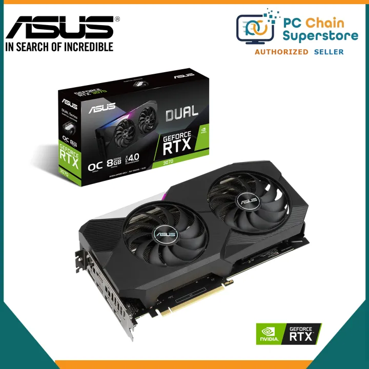 ASUS DUAL RTX 3070 8GB GDDR6 OC Edition Graphics Card | Lazada PH