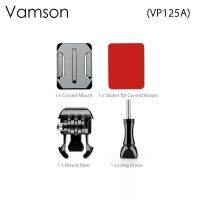 อะแดปเตอร์หมวกกันน็อกด้านข้างโค้ง5 Vamson 8สำหรับติดตั้ง6 4 7ชุด VP125D อุปกรณ์เสริมชุดกาวติดฮีโร่สำหรับวิดีโอและกล้องวิดีโอแอคชั่น