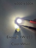 【☊HOT☊】 lihongtaot ไดโอดไฟส่องสว่างแรงสูง Led 1W สีขาว6000-65000K เม็ดโคมไฟ Led