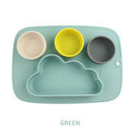 Feeding Suction Plates Baby Food Kids Silicone Cloud Bowl Tray Vajillas Plato Infant Dishes Pratos Children Eating Mat Infantil