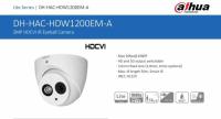 Dahua กล้องวงจรปิด DAHUA โดม DOME DH HAC HDW1200EM A 2MP ความละเอียด 2MP 1080P อินฟาเรด 50เมตร บันทึกเสียงได้ มีไมค์ในตัวกล้อง