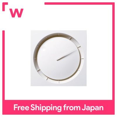 นาฬิกาผนังอะนาล็อก Lemnos HOLA สีขาว HOLA WH Lemnos W200 × H200 × D37mm