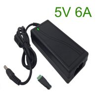 ♗☢✹ AC110-240V DC 30W 5V 6A Switching Power Supply for LED Light StripMonitor5 Volt 6A Universal Power Adapter AC DC Adapter Power