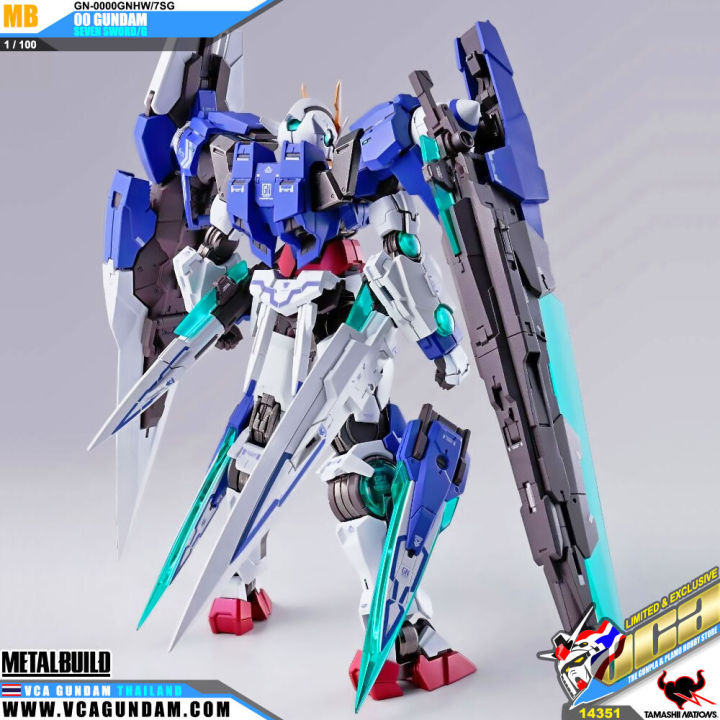 bandai-tamashii-nations-metal-build-00-gundam-seven-sword-ver-หุ่นโมเดลฟิกเกอร์โครงเหล็ก-vca-gundam